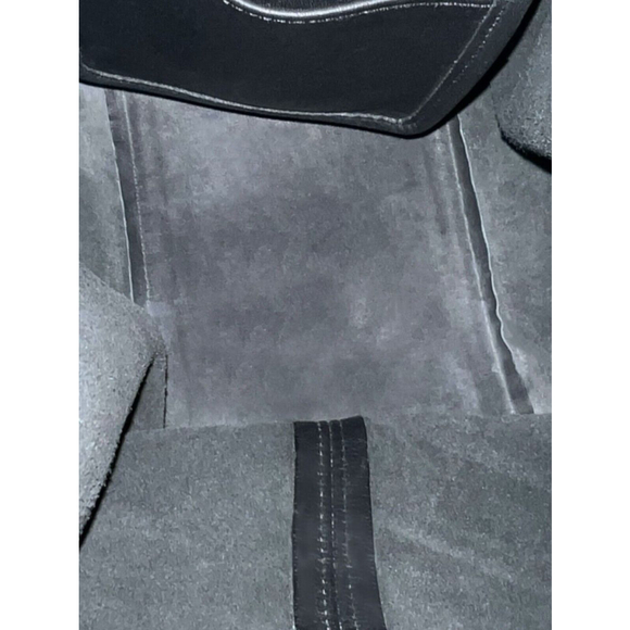 Vintage Coach 9165 Legacy Black Leather  Nickel Drawstring Bucket Bag Cinch USA - Picture 10 of 13